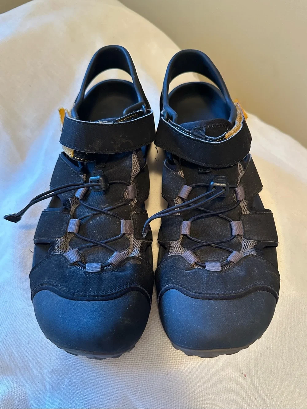 Teva Flintwood Men's Sport Sandals Black Closed Toe Gorpcore Fisherman Hiking 12